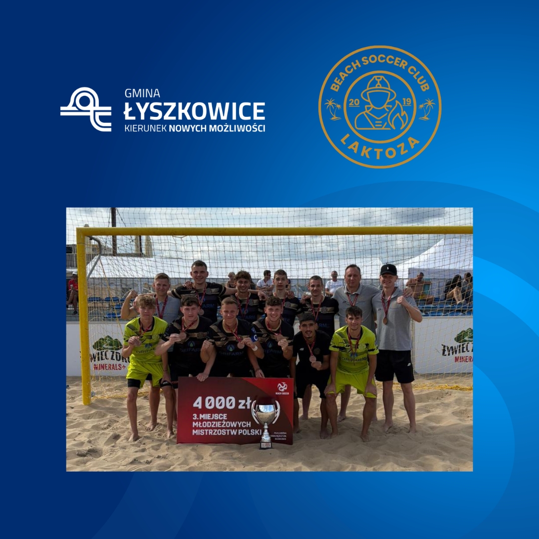 III miejsce w Młodzieżowych Mistrzostwach Polski 2025 w piłce nożnej plażowej dla Beach Soccer Club Laktoza!