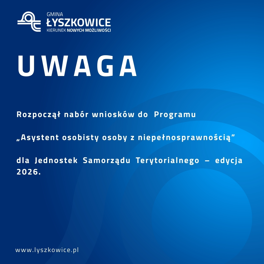 Program „Asystent osobisty osoby z niepełnosprawnością” dla Jednostek Samorządu Terytorialnego – edycja 2026