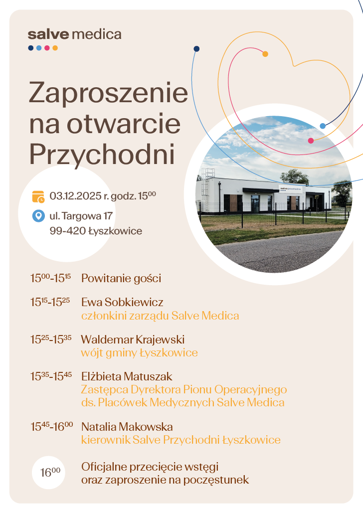 NOWA PRZYCHODNIA SALVE MEDICA W ŁYSZKOWICACH