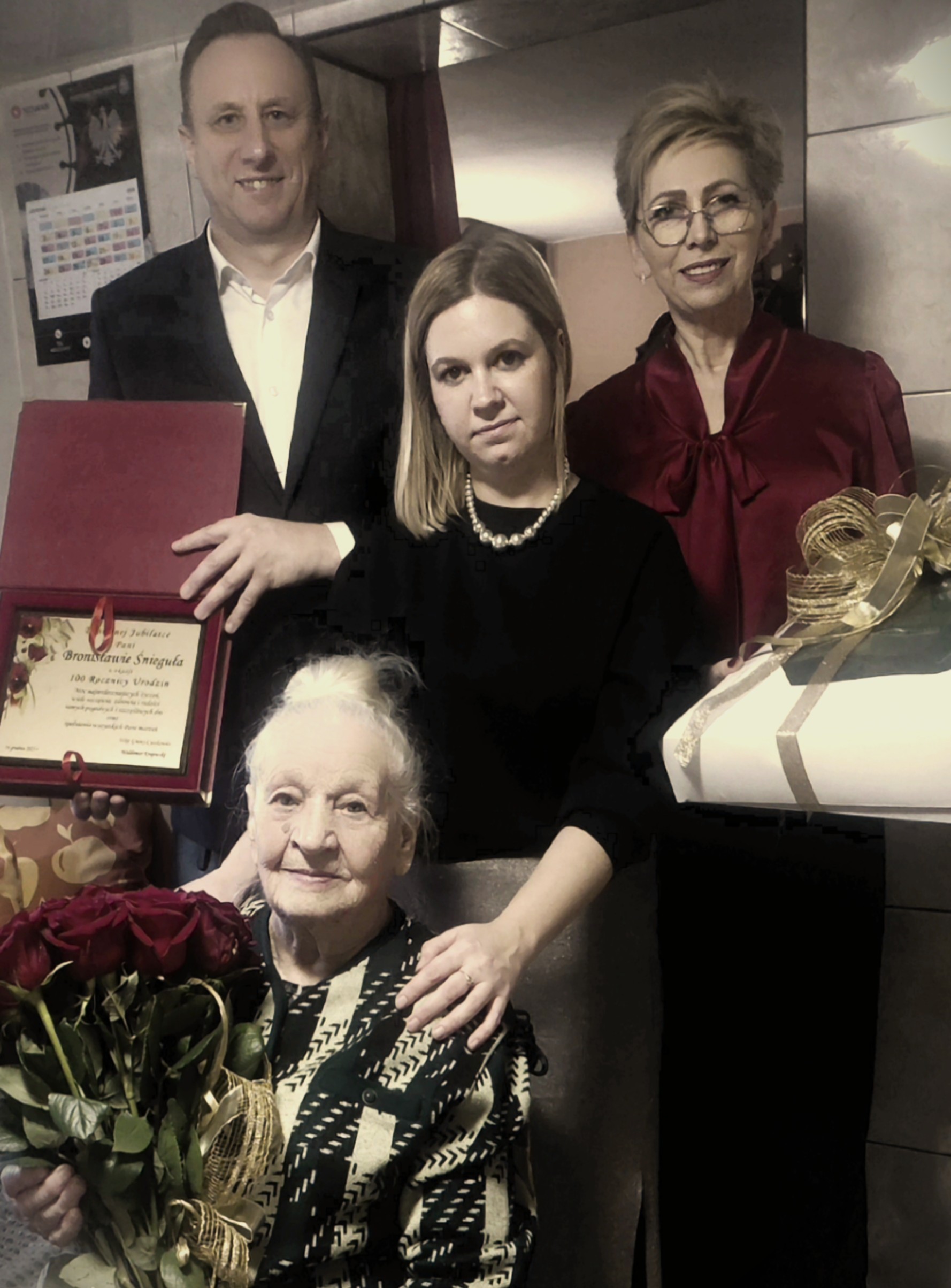 JUBILEUSZ 100-LECIA URODZIN MIESZKANKI GMINY ŁYSZKOWICE