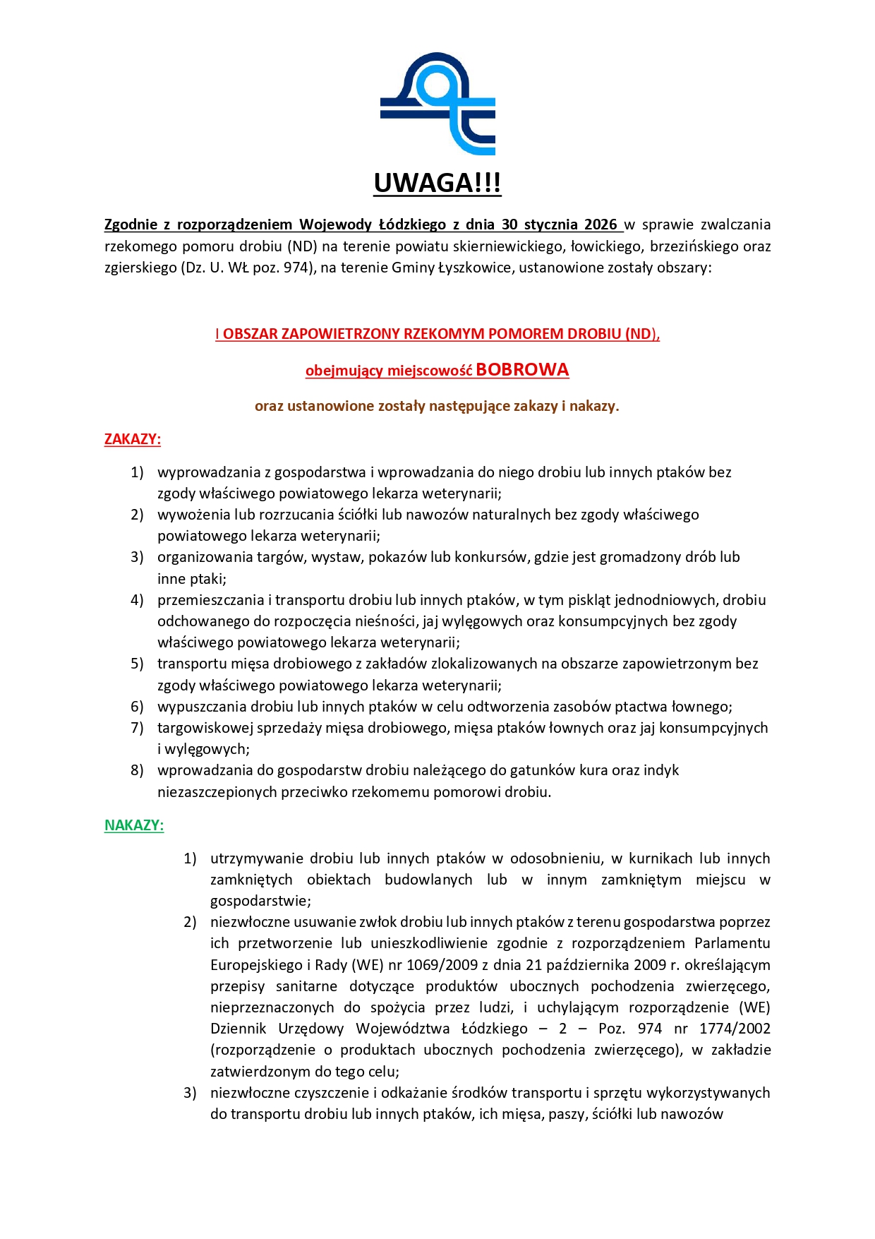 UWAGA MIESZKAŃCY !!!