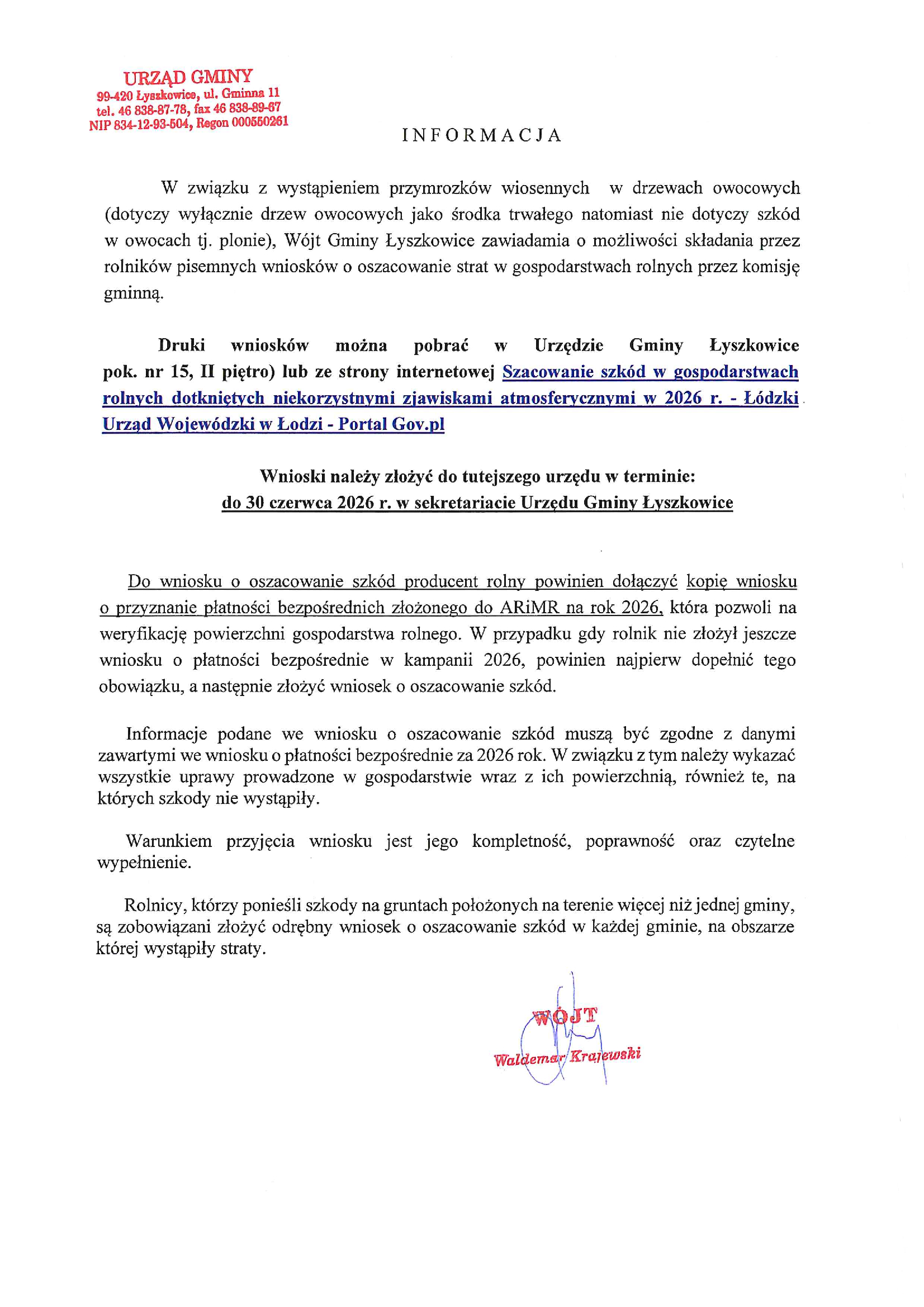 INFORMACJA!
