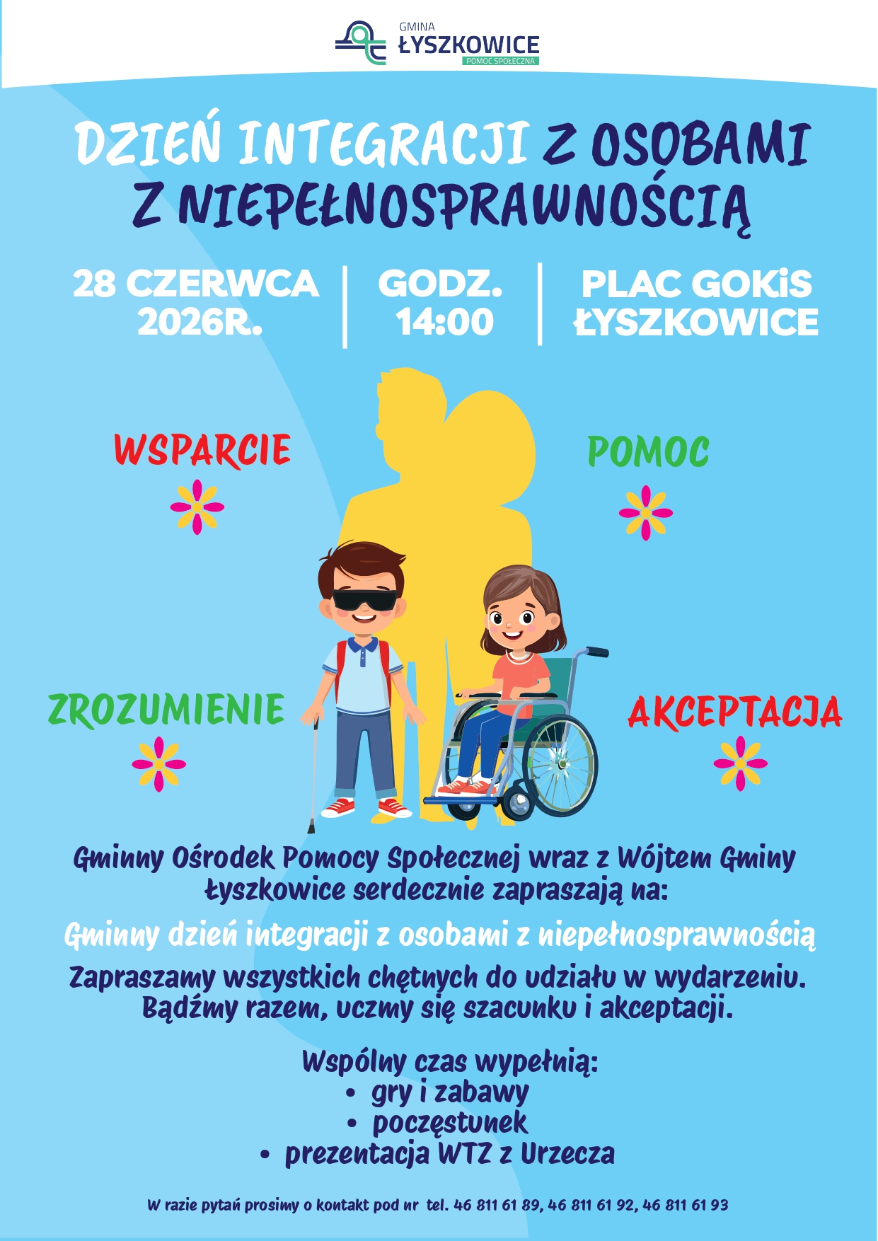 DZIEŃ INTEGRACJI Z OSOBAMI Z NIEPEŁNOSPRAWNOŚCIĄ!