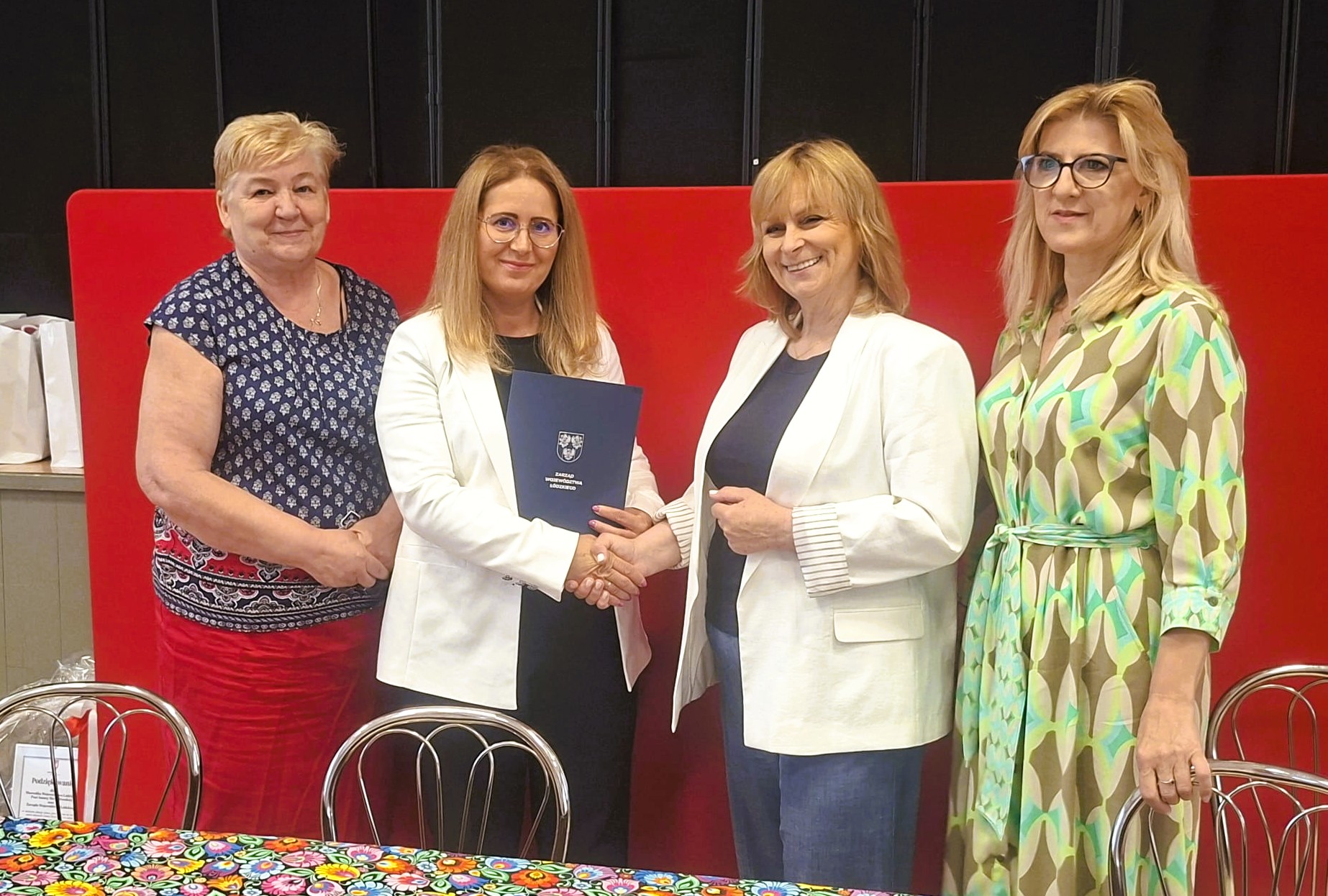 PODPISANIE UMOWY Z URZĘDEM MARSZAŁKOWSKIM WOJEWÓDZTWA ŁÓDZKIEGO O PRZYZNANIU DOTACJI CELOWEJ W RAMACH PROGRAMU „ŁÓDZKIE DLA WSI”