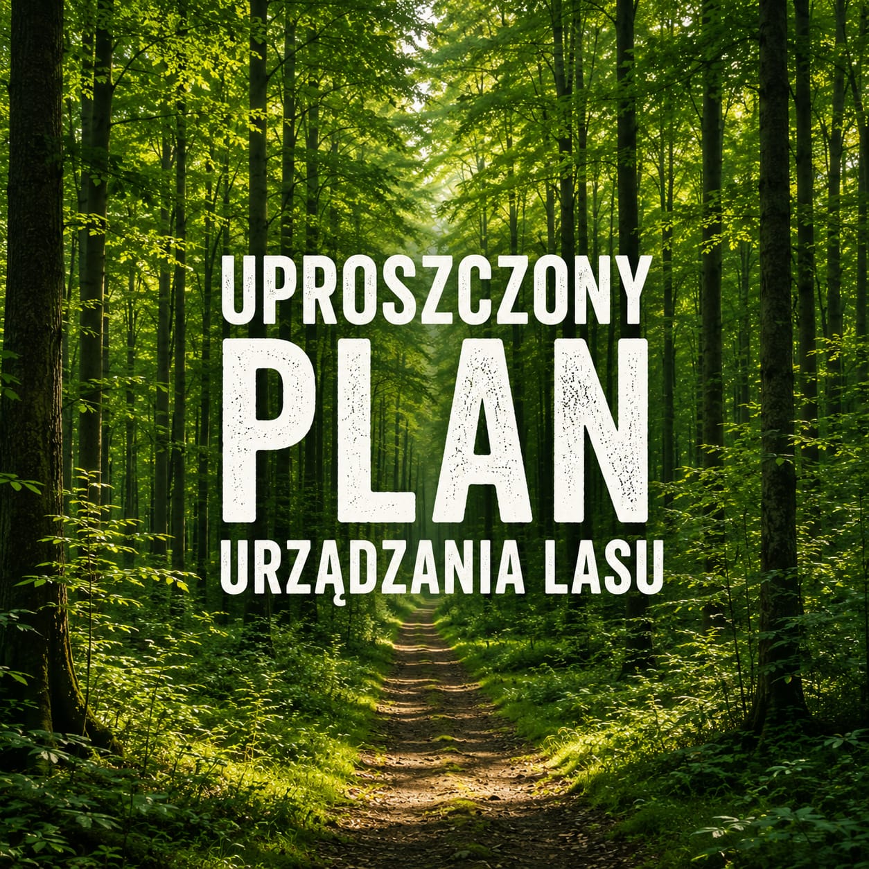INSTRUKCJA DO UPROSZCZONEGO PLANU URZĄDZANIA LASU