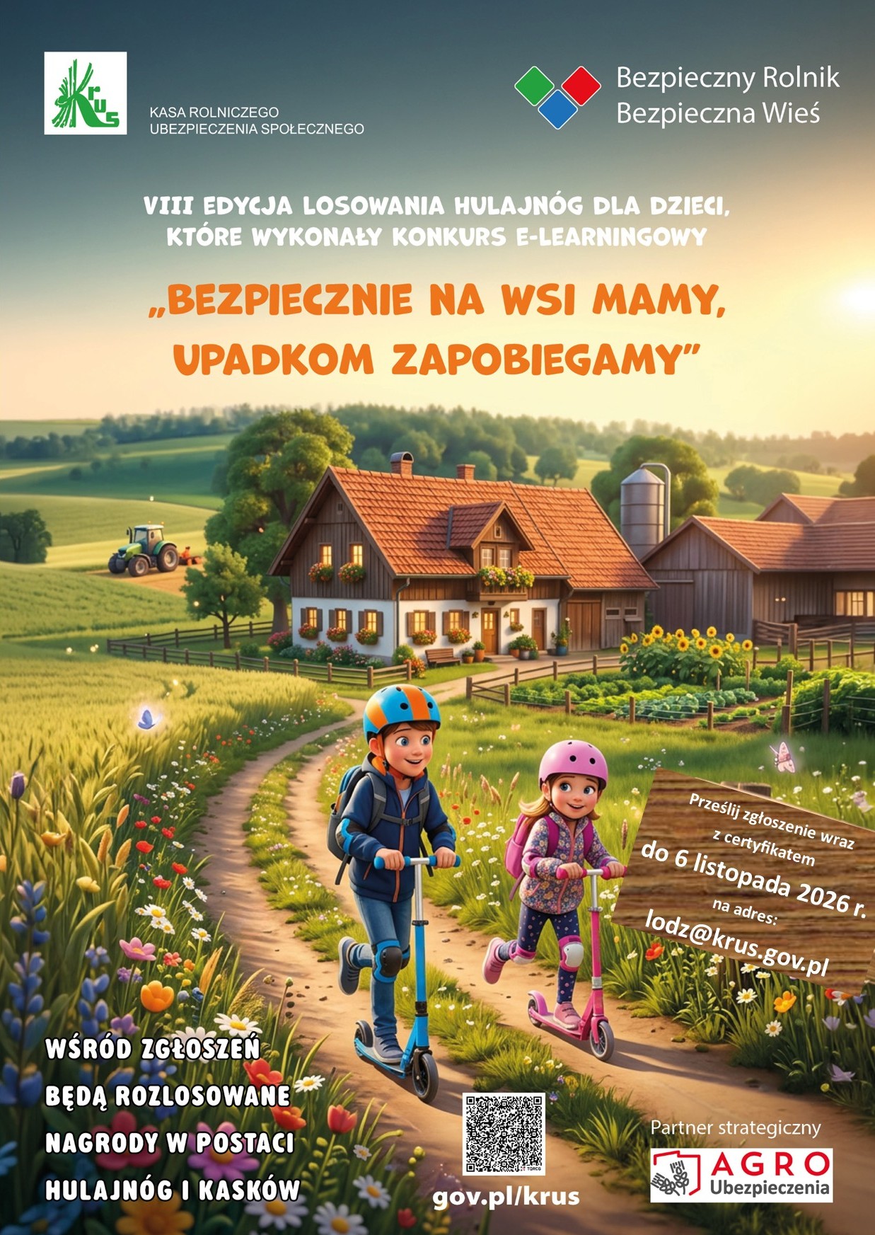 Bezpieczny Rolnik Bezpieczna Wieś – konkurs KRUS
